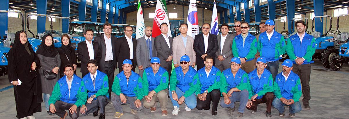 شرکت ارغوان آدینه نماینده انحصاری تراکتورهای LS کره جنوبی در ایران